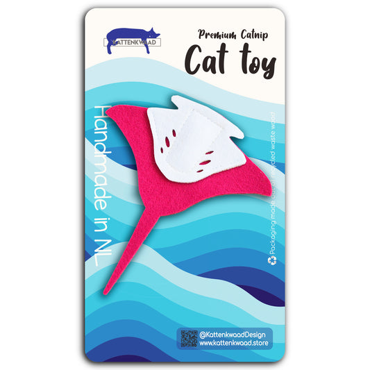 Manta ray Cat toy