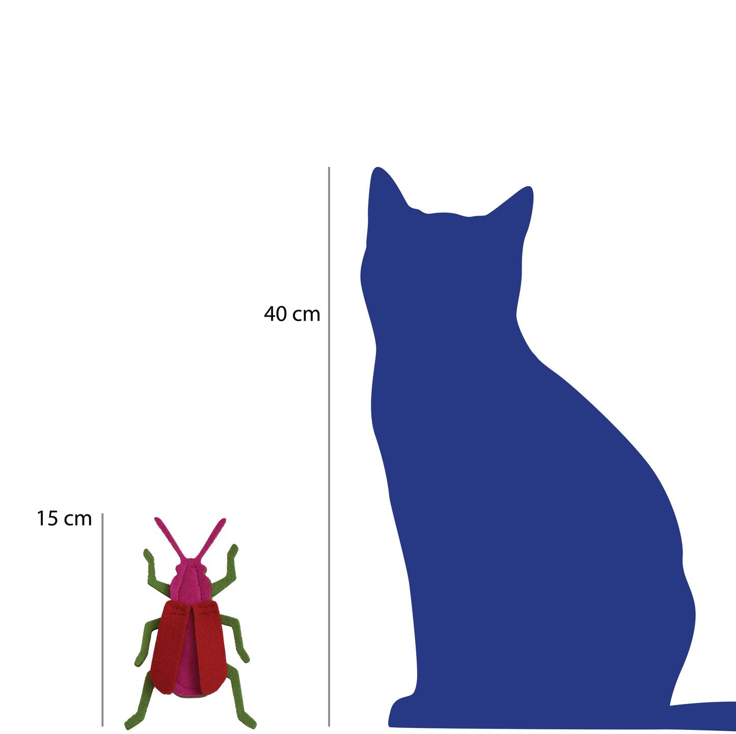 Pink beetle Cat toy