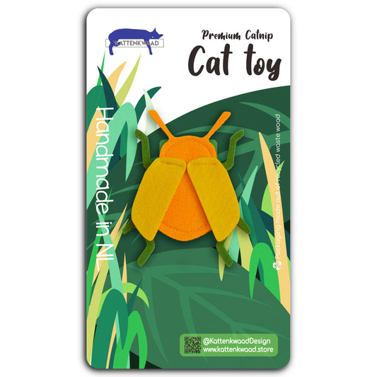 Yellow beetle Cat toy