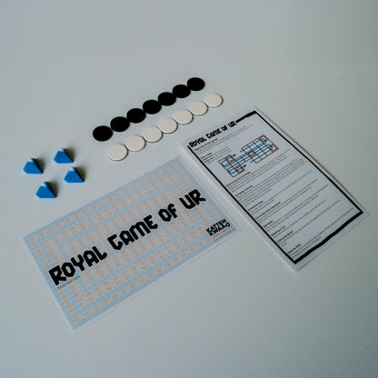 Royal Game of Ur game bag Extra game pieces