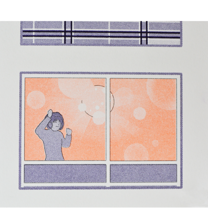 Unexpected happiness - A3 Riso print